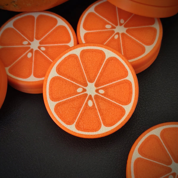 [6527] The Lucky Orange Crispy Click Asmr Fidget Coin