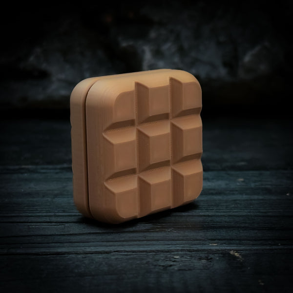 [6520] Chocolate Block Magnetic Infinity Fidget Cube Slider