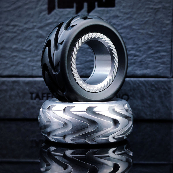 [6030] Stainless Steel Heavy Motor Fidget Ring