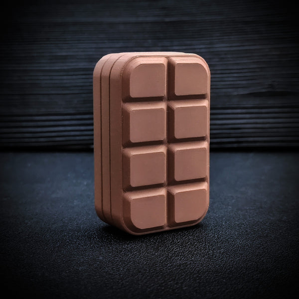 [6517] Milk Chocolate Blocks Rail Fidget Slider