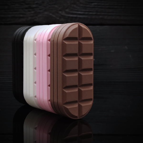 [6512] Milk Chocolate Blocks Rail Fidget Slider