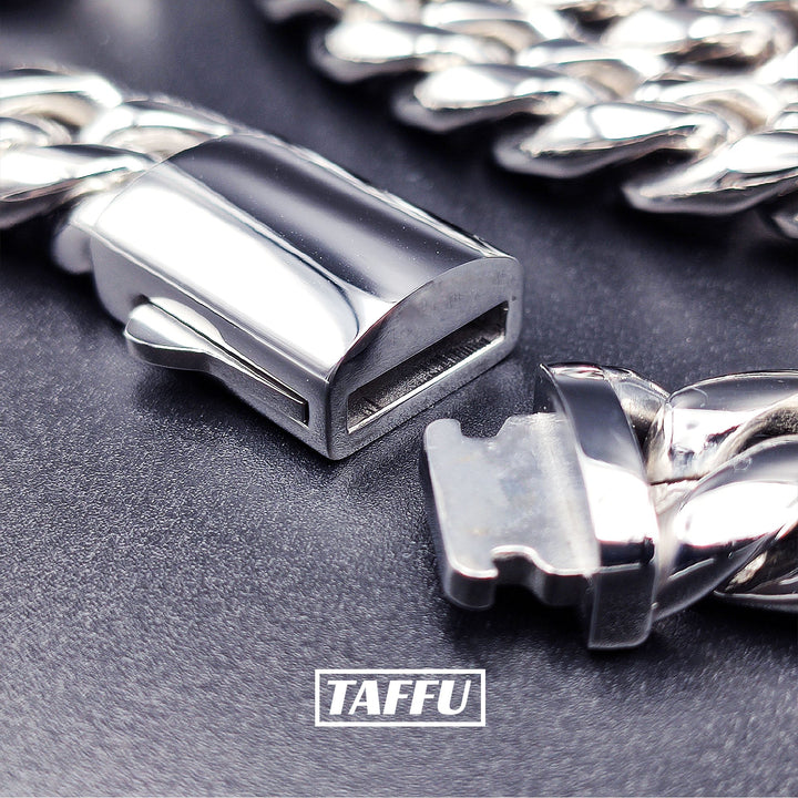 [1089] 14mm Stainless Steel 316L Round Cuban Link - Taffu Craft Studio