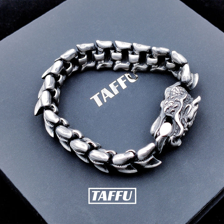 [2009] Hand Made SS316L Craft Hand Made Dragon Bracelet - Taffu Craft Studio