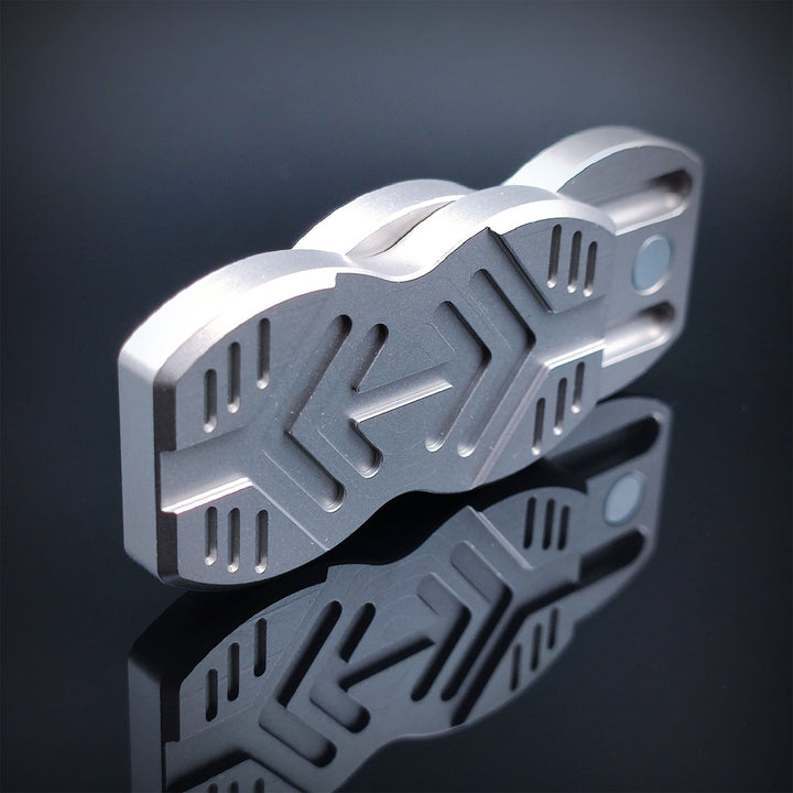 [6006] Stainless Steel Magnetic 3 Stage Rhythmic Arrow Fidget Slider - Taffu Craft Studio